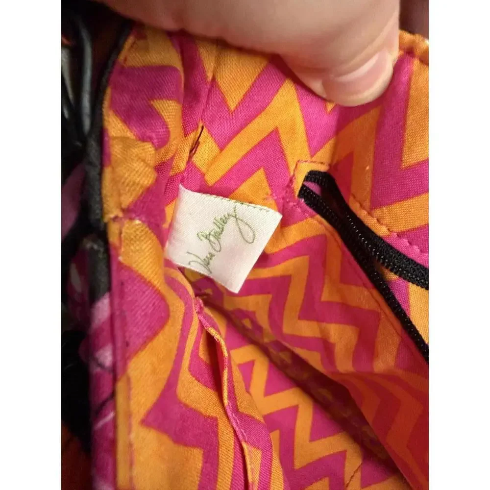 Vera Bradley Turnlock Crossbody Bag in Ziggy Zinnia pattern - Picture 8 of 13